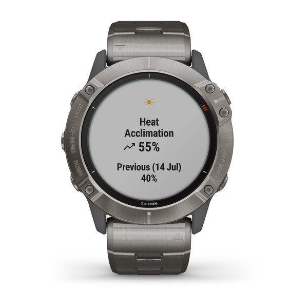 010-02157-24,Garmin Fenix 6X Pro 51mm Solar Edition Titatnium