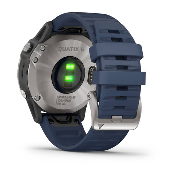 Garmin Quatix 6 Gray with Captain Blue Band (010-02158-90