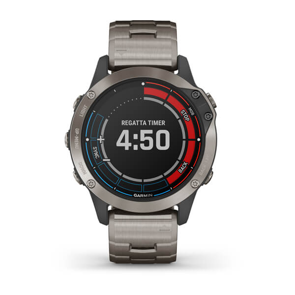 Garmin Quatix 6 Titanium Grey With Titanium Band Abu Dhabi