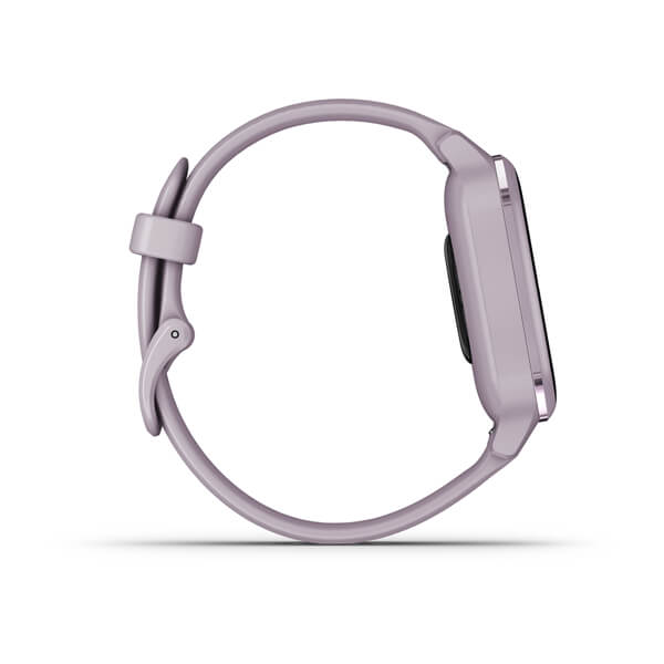 Garmin Venu SQ Metallic Orchid Aluminium Bezel with Orchid Case and Silicone Band