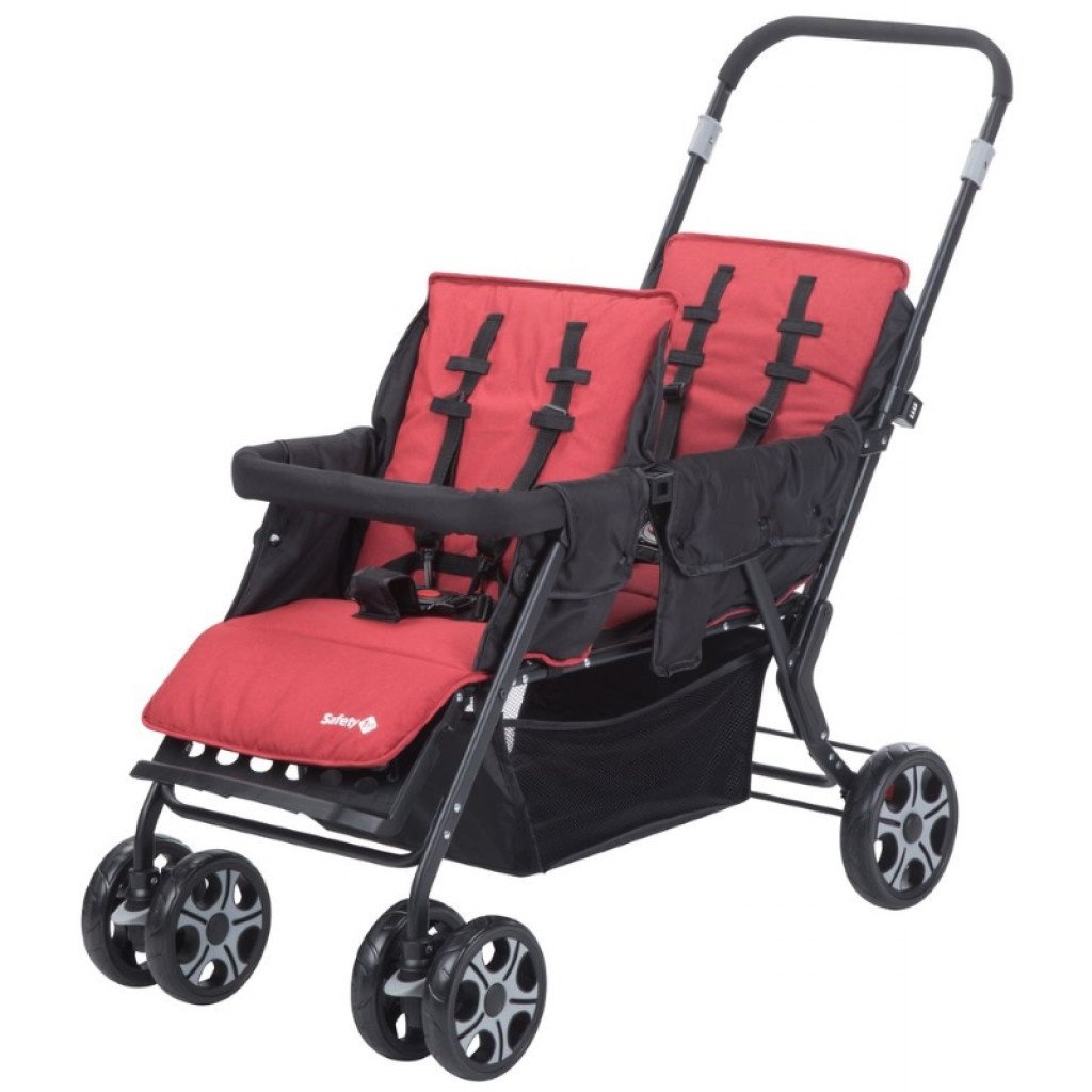 Safety 1st Tandem Teamy Stroller Ribbon Red Chic,1151668000