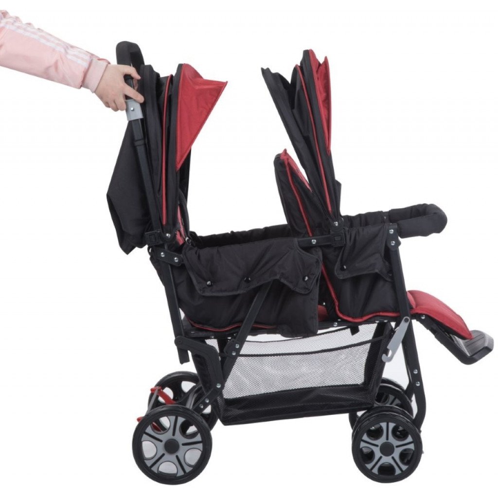 Safety 1st Tandem Teamy Stroller Ribbon Red Chic,1151668000