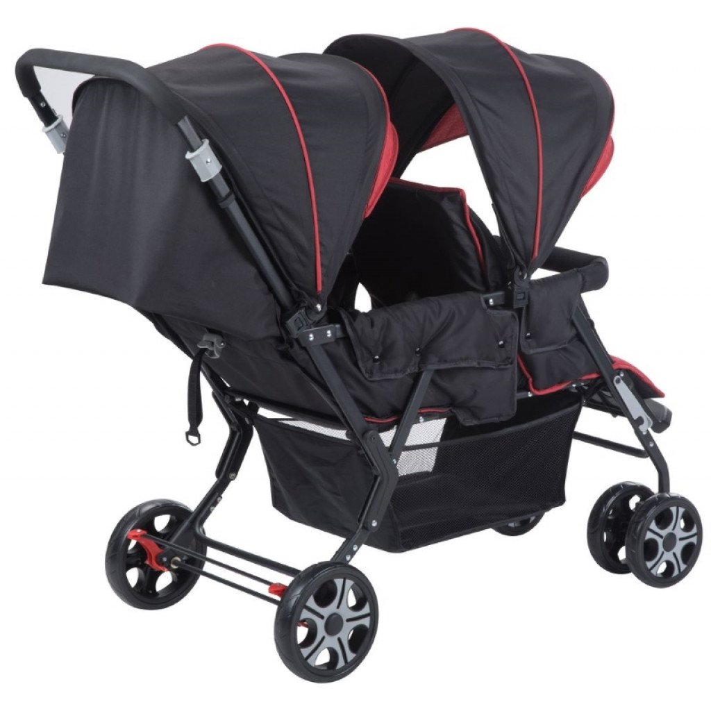 Safety 1st Tandem Teamy Stroller Ribbon Red Chic,1151668000