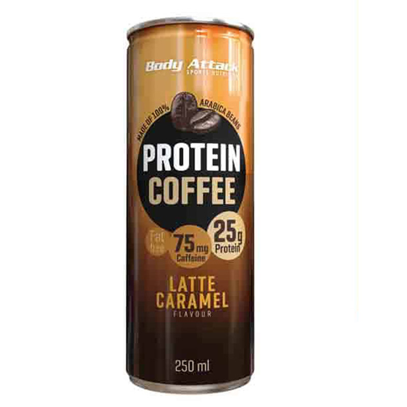 Body Attack Protein Coffee 250ml x 12 Cans