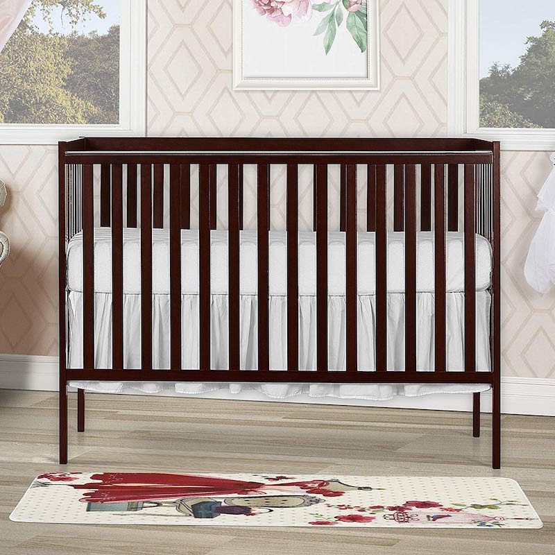 Dream On Me Synergy 5-in-1 Convertible Multipurpose Baby Crib - Brown