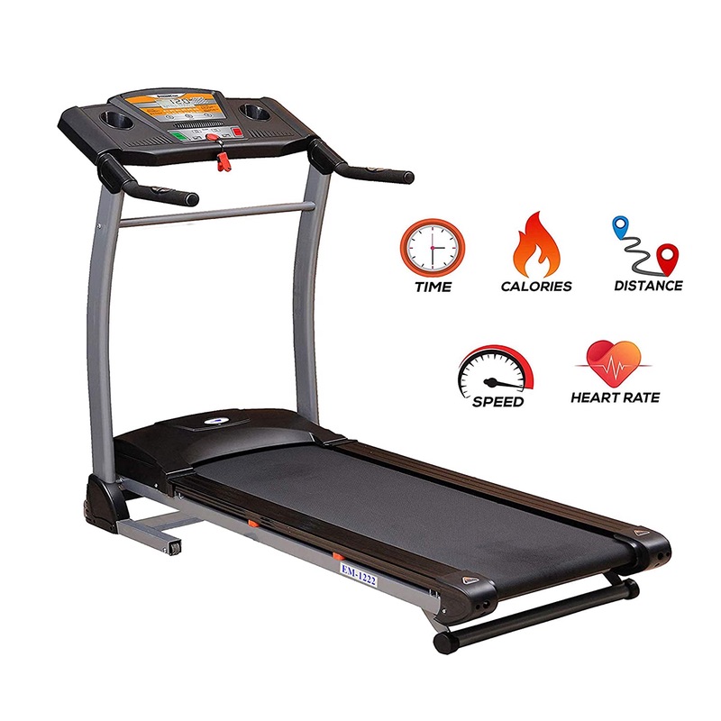 Home Use Basic Treadmill 2 hp, Foldable Max 110 kg, EM 1222 Dubai