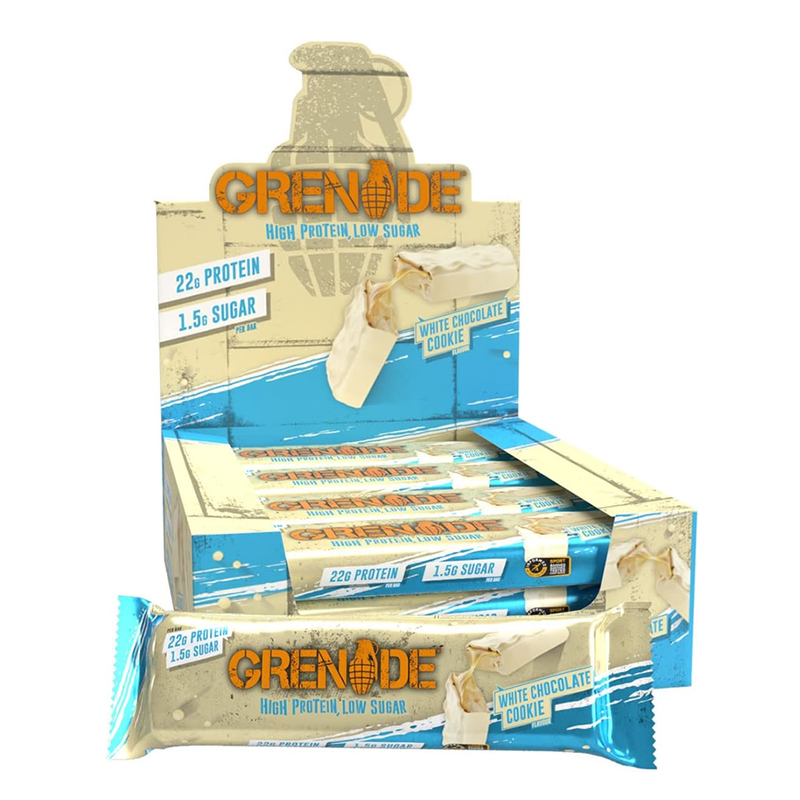 Grenade Carb Killa Box 1x12 Protein Bars White Choco Cookie