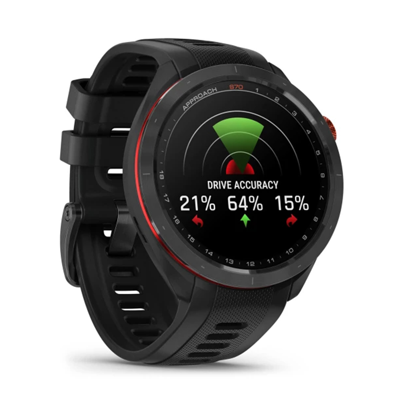 Garmin Approach S70 Black Ceramic Bezel with Black Silicone Band Watch 47 mm Best Price in Abu Dhabi