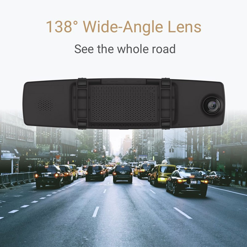 Xiaomi Yi Mirror Dash Camera - Dual Cam