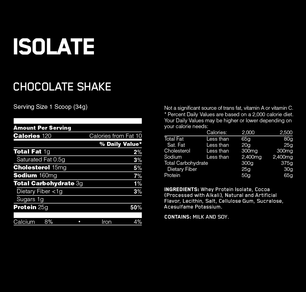 Optimum 100% Whey Isolate