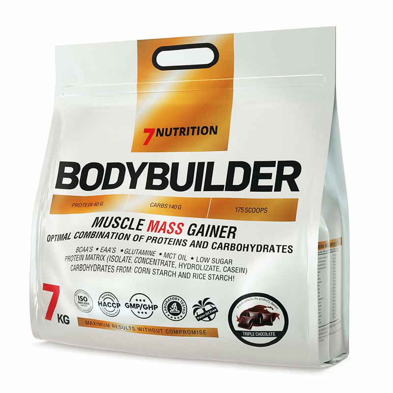 7Nutrition BodyBuilder Muscle Mass Gainer 7KG - Triple Chocolate