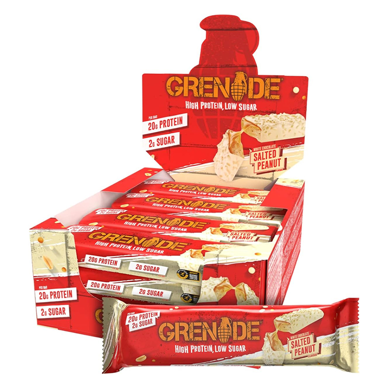 Grenade Carb Killa Box 1x12 Protein Bars Salted Peanuts