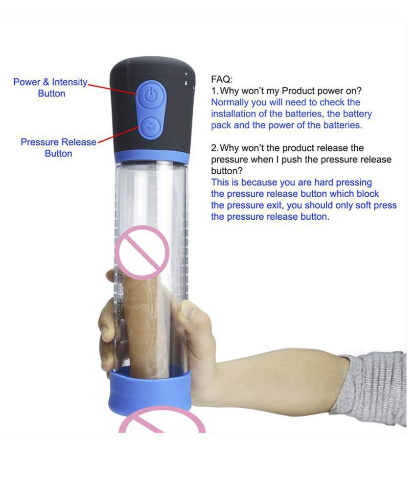 Automatic Penis Pump for Enlargement Blue Sharjah