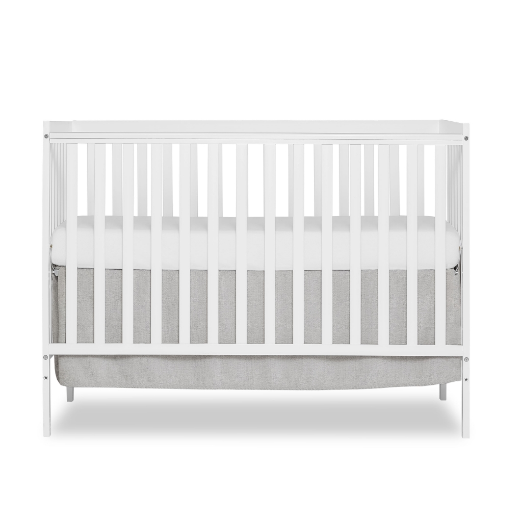 Dream On Me Synergy 5-in-1 Convertible Multipurpose Baby Crib - White