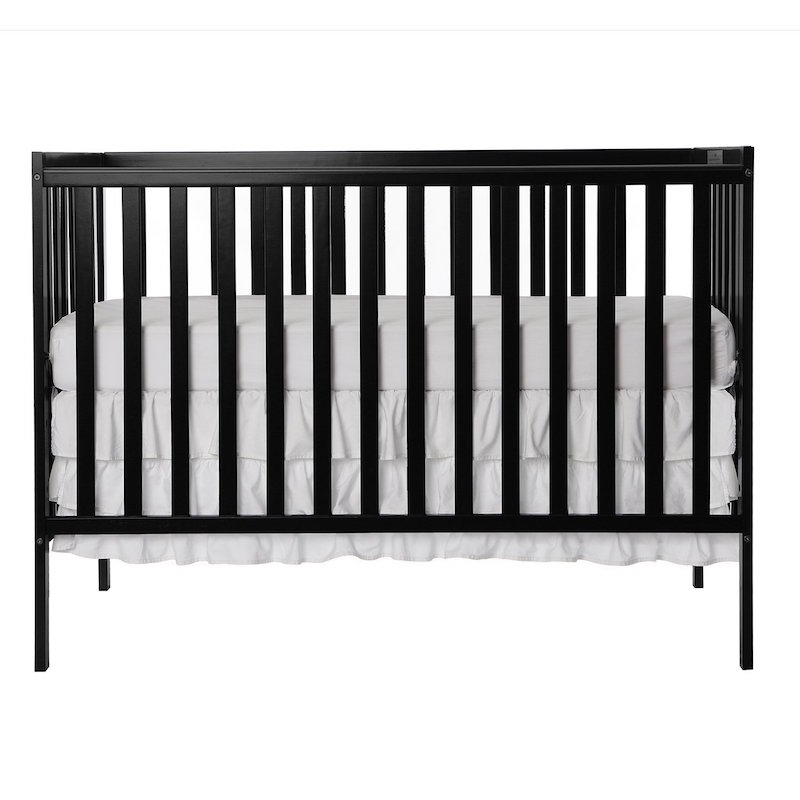 Dream On Me Synergy 5-in-1 Convertible Multipurpose Baby Crib - Black
