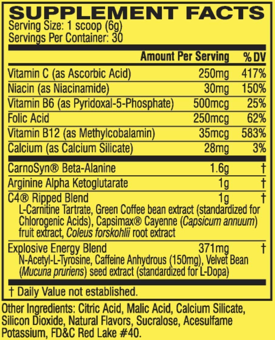 Cellucor C4 Ripped Abu Dhabi