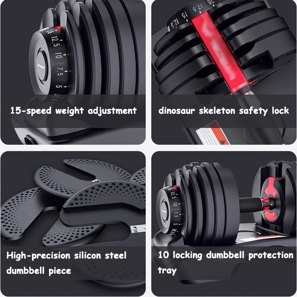 Sky Land Adjustable Iron Dumbbell Black Best Price in UAE