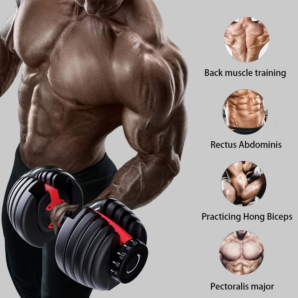 Sky Land Adjustable Iron Dumbbell Black Best Price in UAE