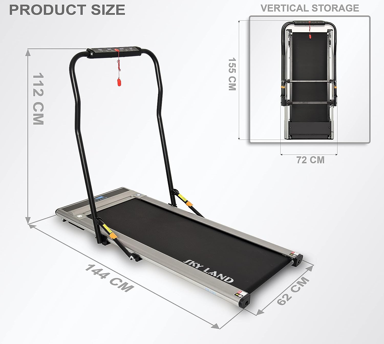 Easy to fold treadmill dubai