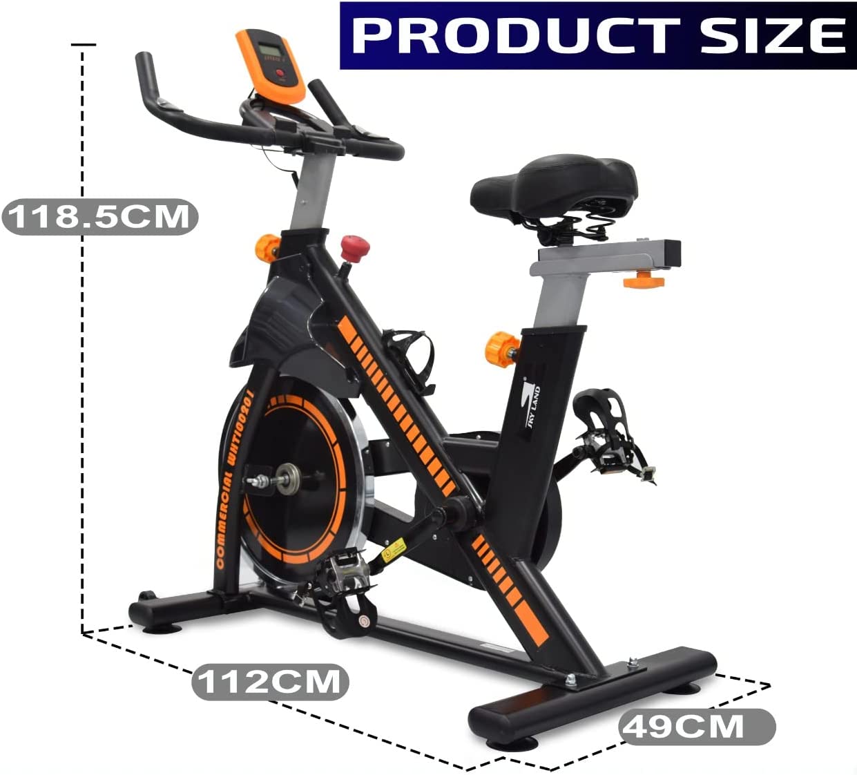 Skyland Home Use Spin bike EM-1560-Orange Color