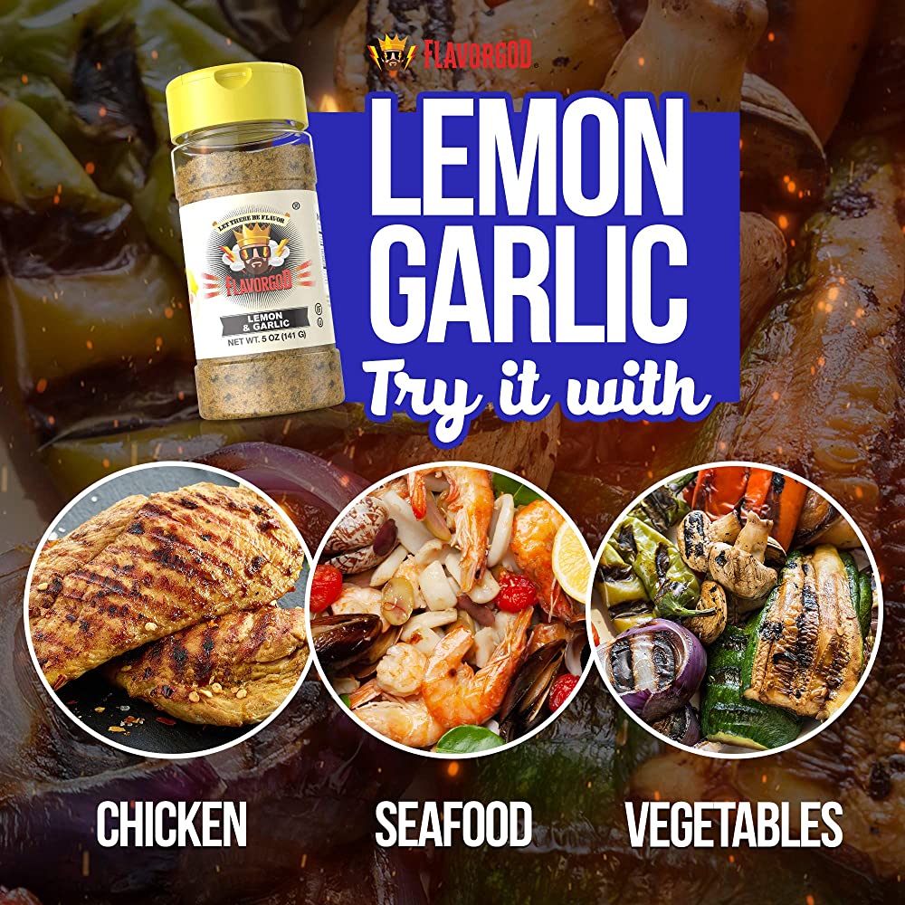 Flavor God Lemon & Garlic Seasoning UAE