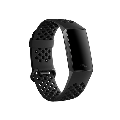 Fitbit Charge3 Silicone Sport Band Black Small Best Price in UAE