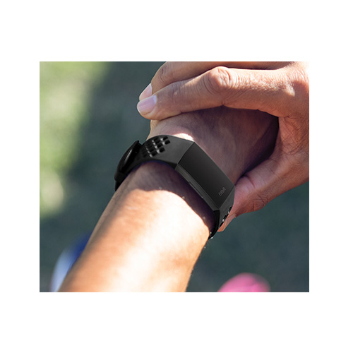 Fitbit Charge3 Silicone Sport Band Black Small Best Price in UAE