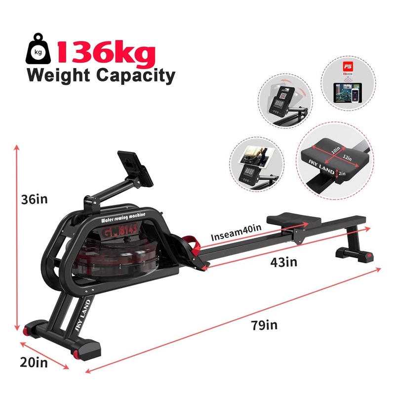 Skyland Water Rowing Machine GM-8143