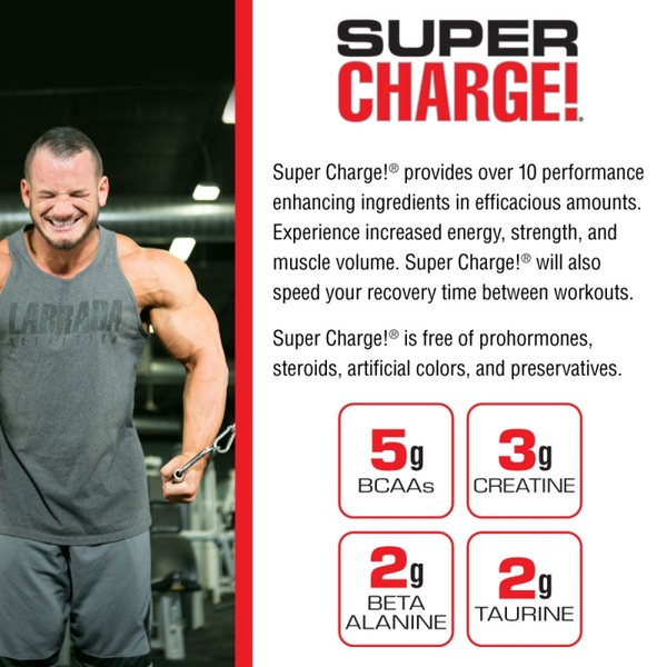 Labrada Super Charge Pre-Workout 625g -25 Servings