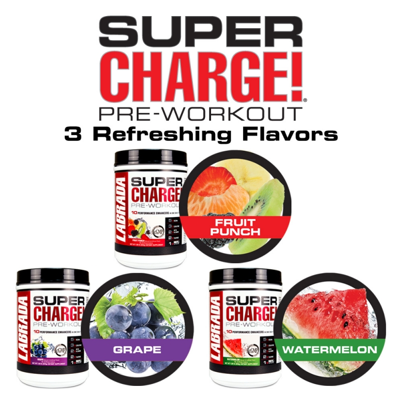 Labrada Super Charge Pre-Workout 625g -25 Servings