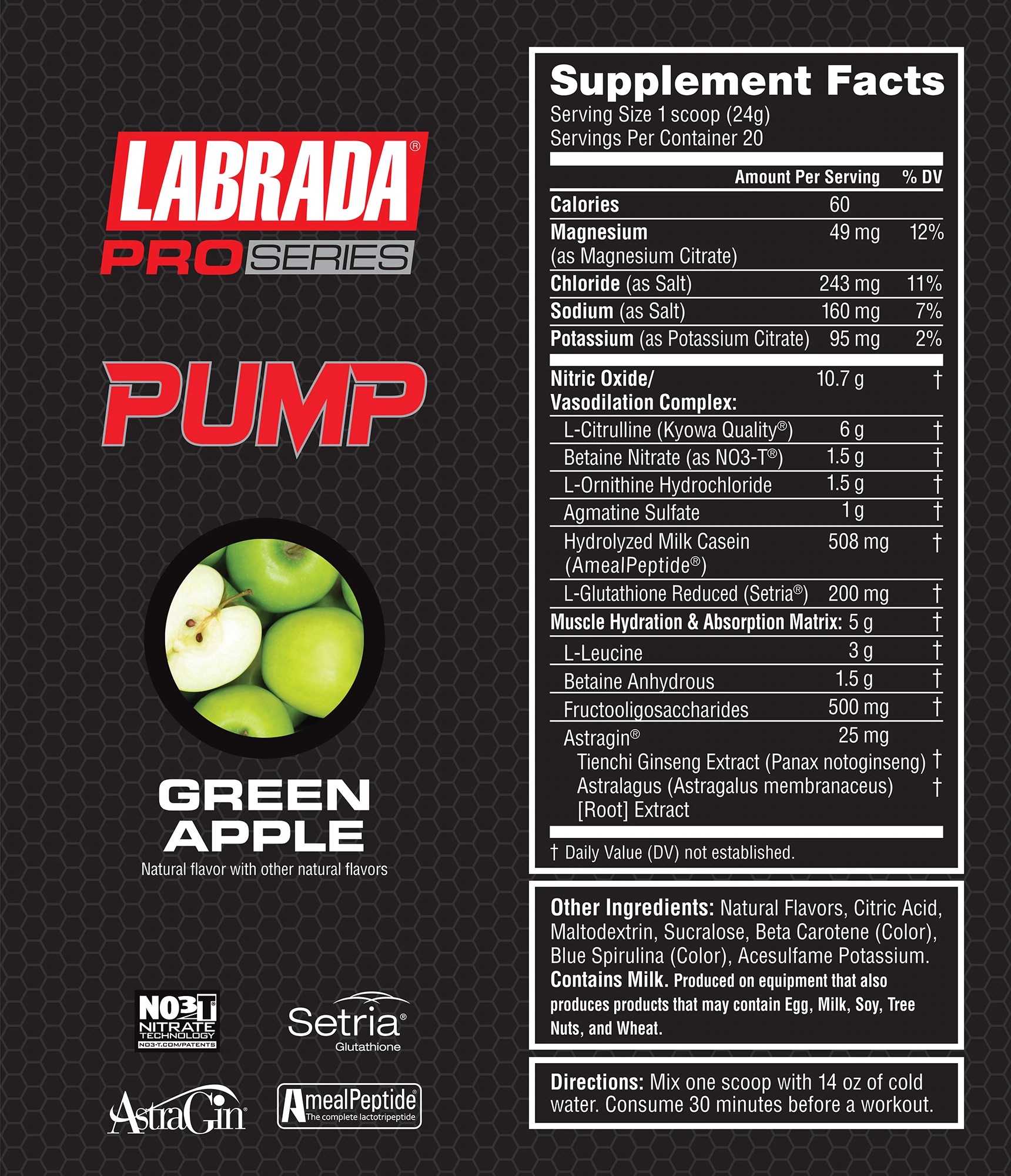 Labrada Pro Series PUMP Pre Workout 480 g
