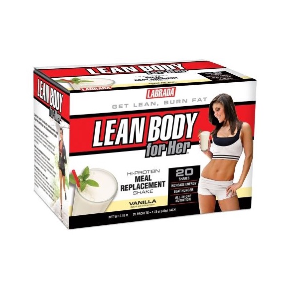 Labrada Lean Body for Her Hi-Protein Meal Replacement Shake - 20 Packets