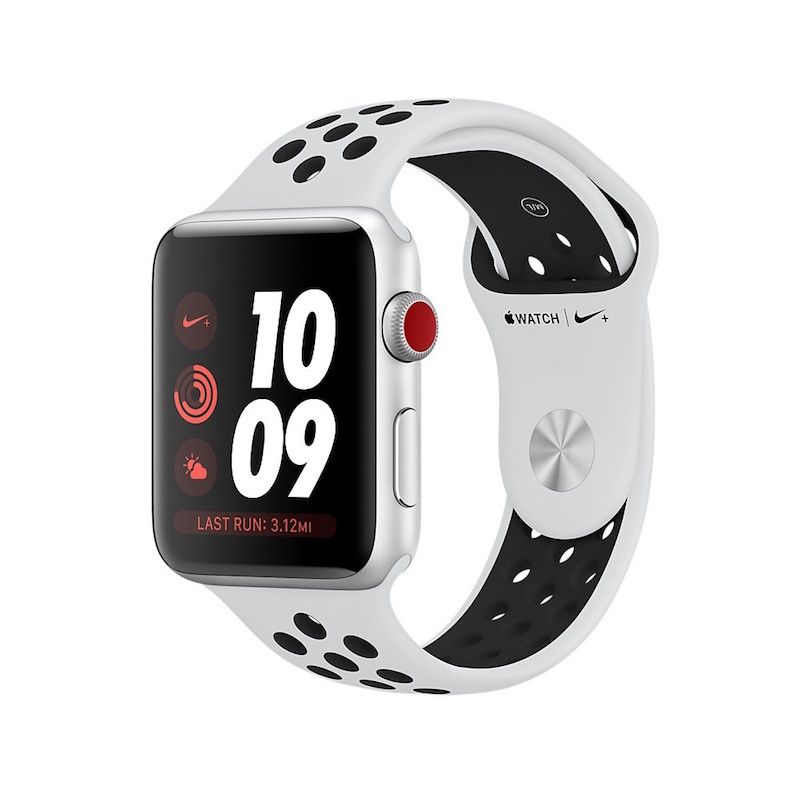 Apple Watch Nike+ Series 3 GPS 38mm Silver Aluminum Case with Pure Platinum / Black Nike Sport Band