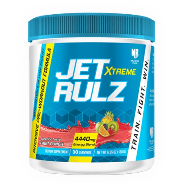 Muscle Rulz Jet Rulz Extreme 400mg Caffeine Pre Workout