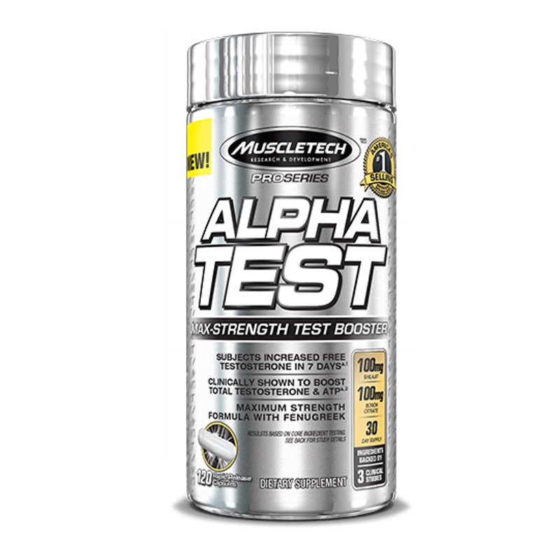 Muscletech Alpha Test- 120 Caps