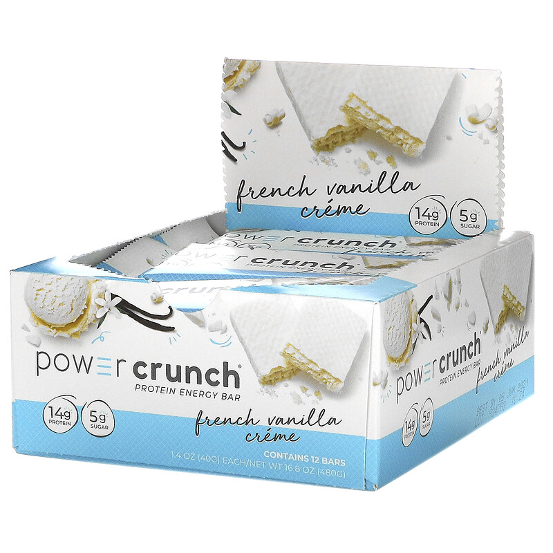 Power Crunch Protein Bar Original French Vanilla 40 g 1x12