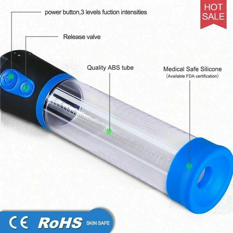 Automatic Penis Pump for Enlargement Blue Oman