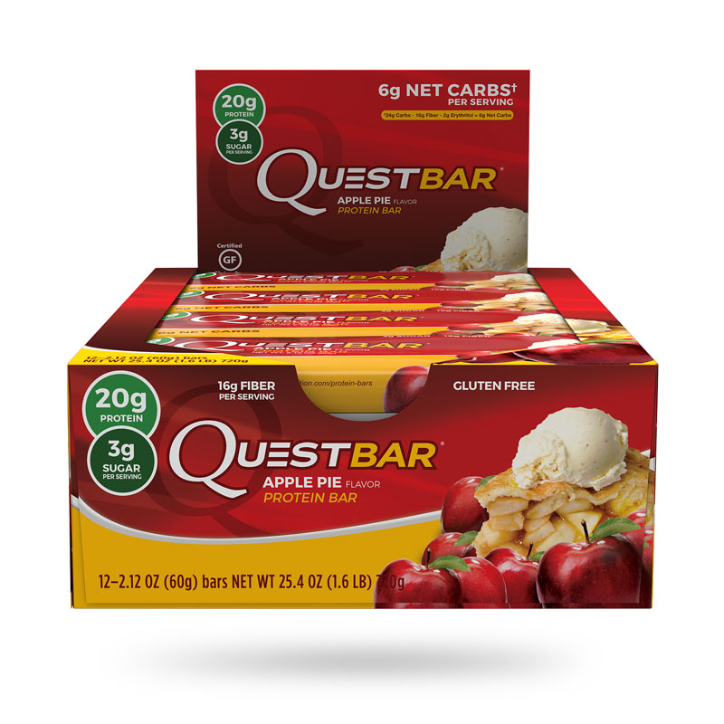 Quest Nutrition Protein Bar Apple Pie 12 Per Box