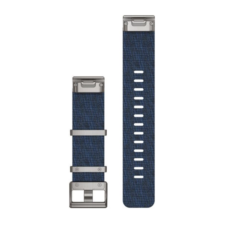 MARQ Collection QuickFit 22 Watch Straps Jacquard Weave Nylon Strap Indigo