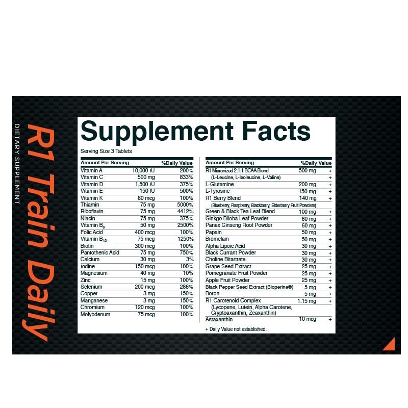 Rule One R1 Train Daily Sports Multi-Vitamin