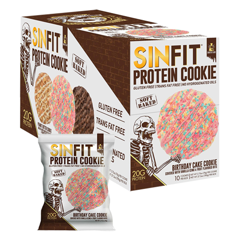Sinister Labs Protein Cookie 20 gm Birthday Cake
