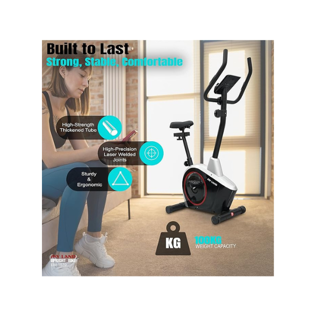 Sky Land Upright Bike 8-Level EM-1570 Best Price in UAE