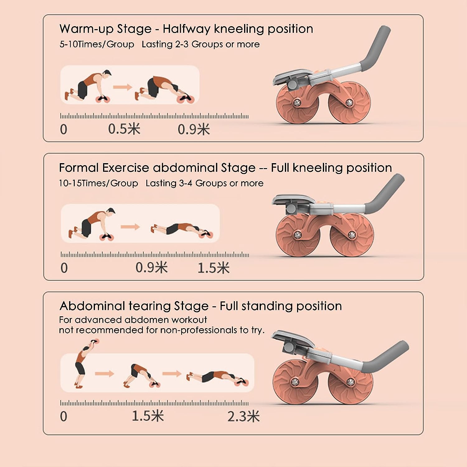 Smart ABS Wheel Roller with Arm and Elbow Grip Sharjah