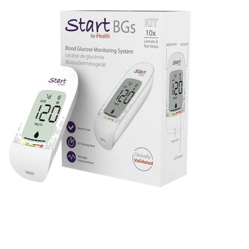Start by iHealth Blood Sugar Test Kit - BGS Kit