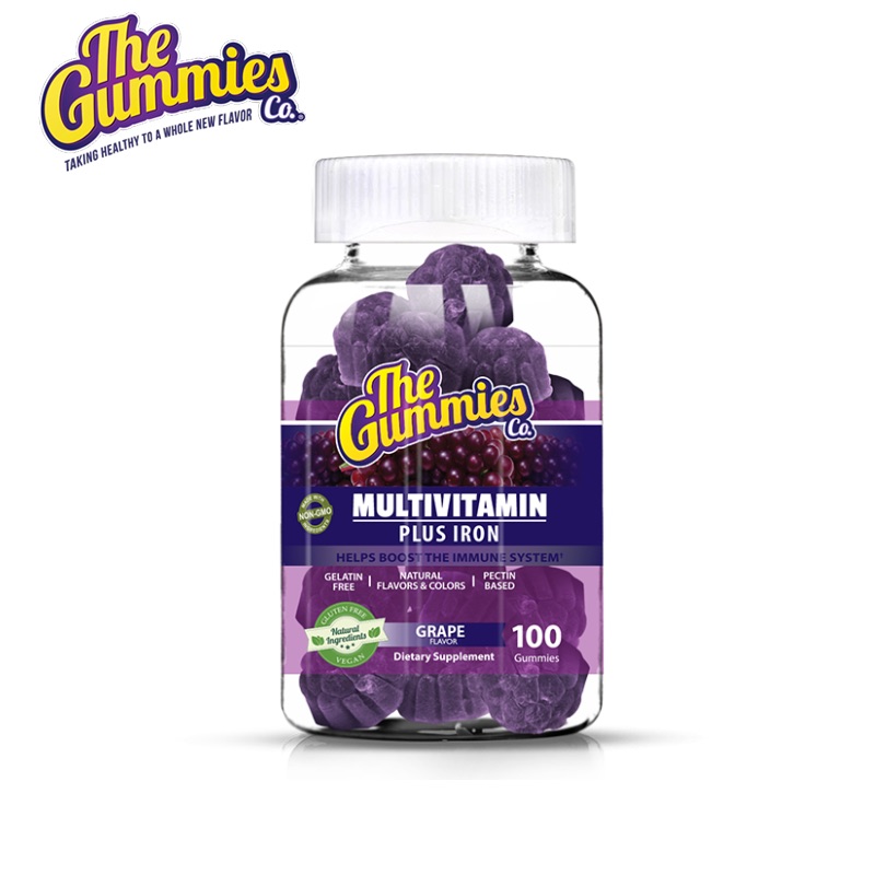 The Gummies Multi Vitamin + Iron (Sugar Fre) (100 Gummies)