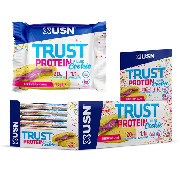 USN Trust Protein Cookies 12 Cookies in One Box