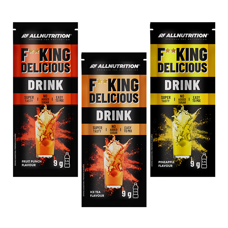 All Nutrition Fitking Delicious Drink 9G x 10 Cans