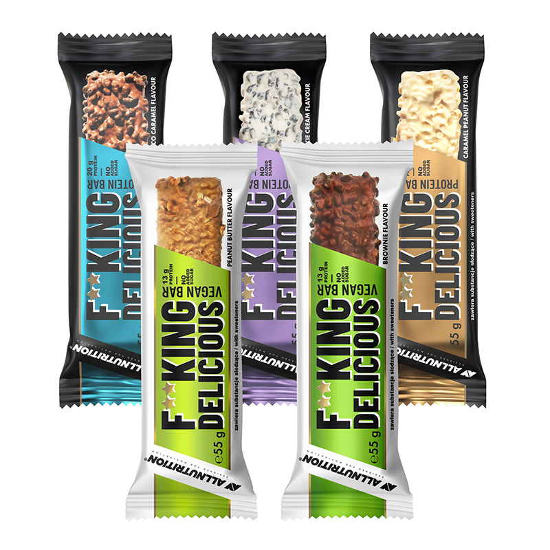 All Nutrition Fitking Delicious Protein Bar 55G Best Price in UAE