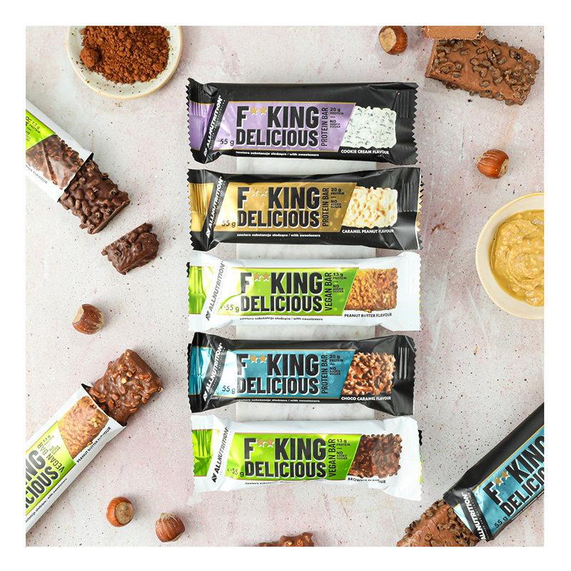 All Nutrition Fitking Delicious Protein Bar 55G Best Price in Dubai