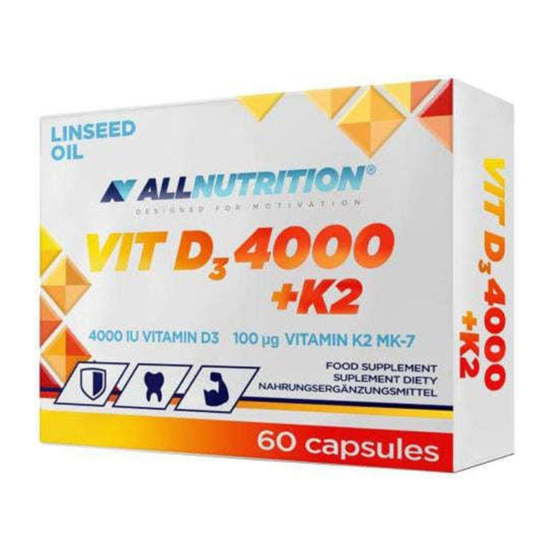 All Nutrition Vitamin D3 4000 + K2 60 Capsule Best Price in UAE